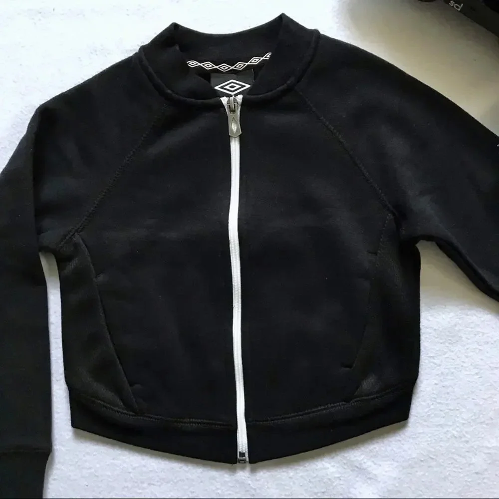 Umbro NWT Performance Zip Up Crop Lightweight Jacket Girls Various